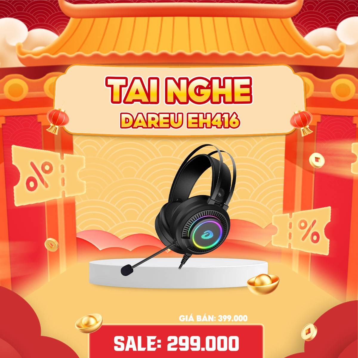 TAI NGHE DAREU EH416