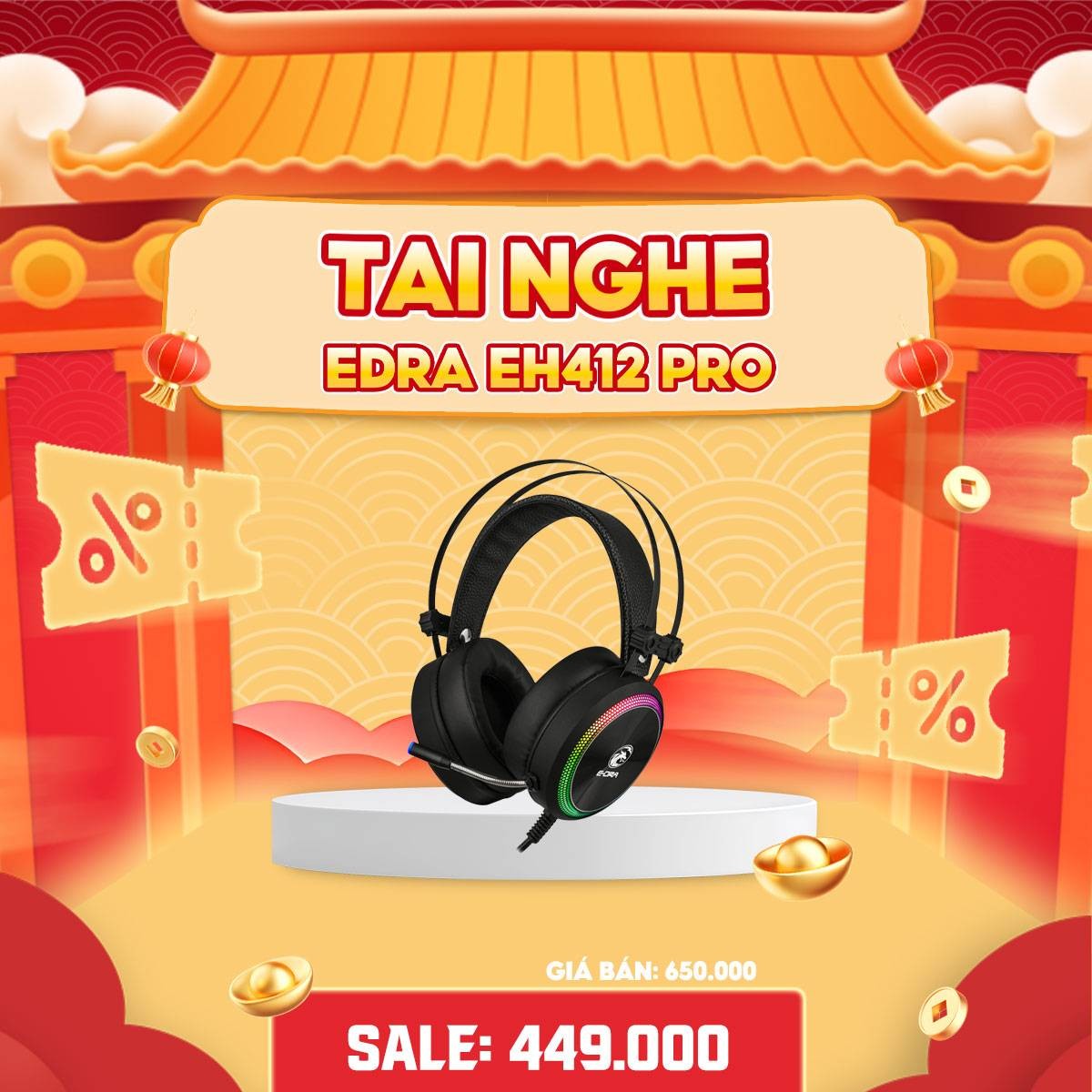 TAI NGHE EDRA EH412 PRO