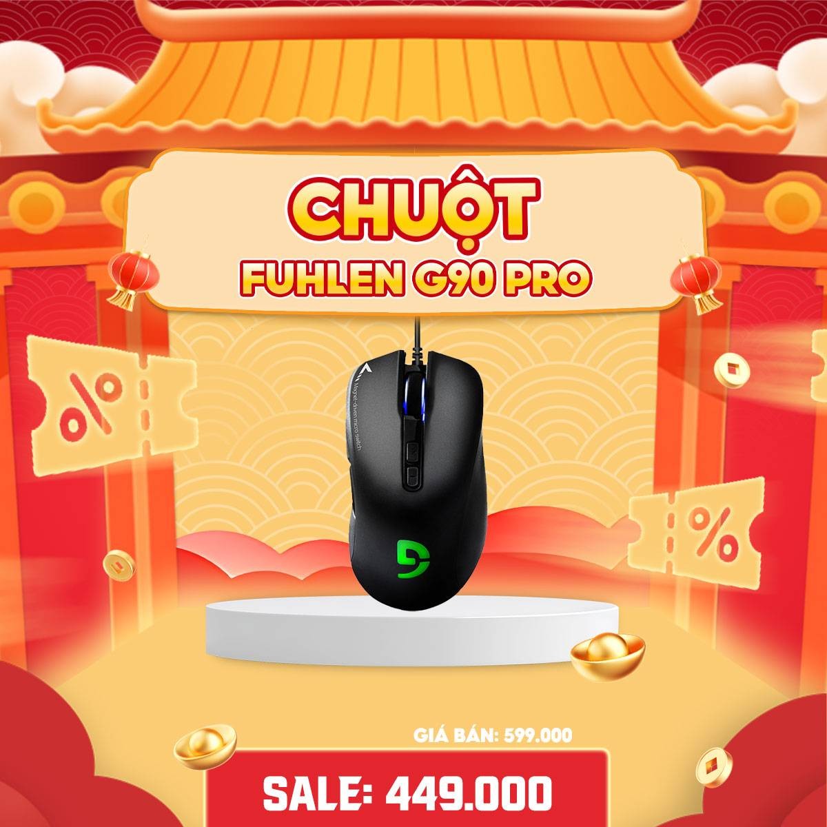 CHUỘT FUHLEN G90 PRO