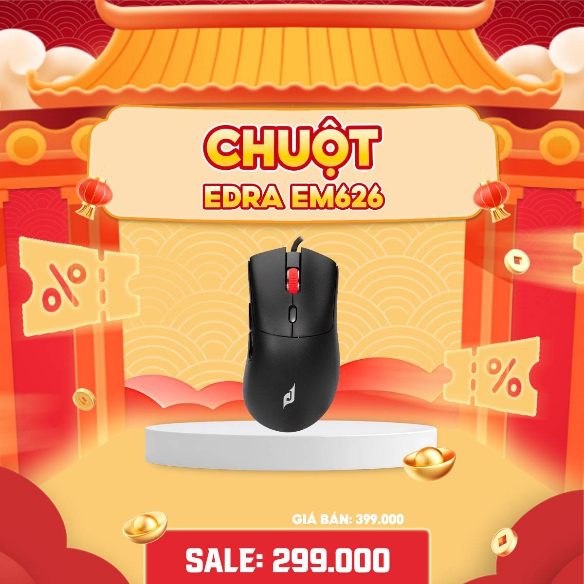 CHUỘT EDRA EM626