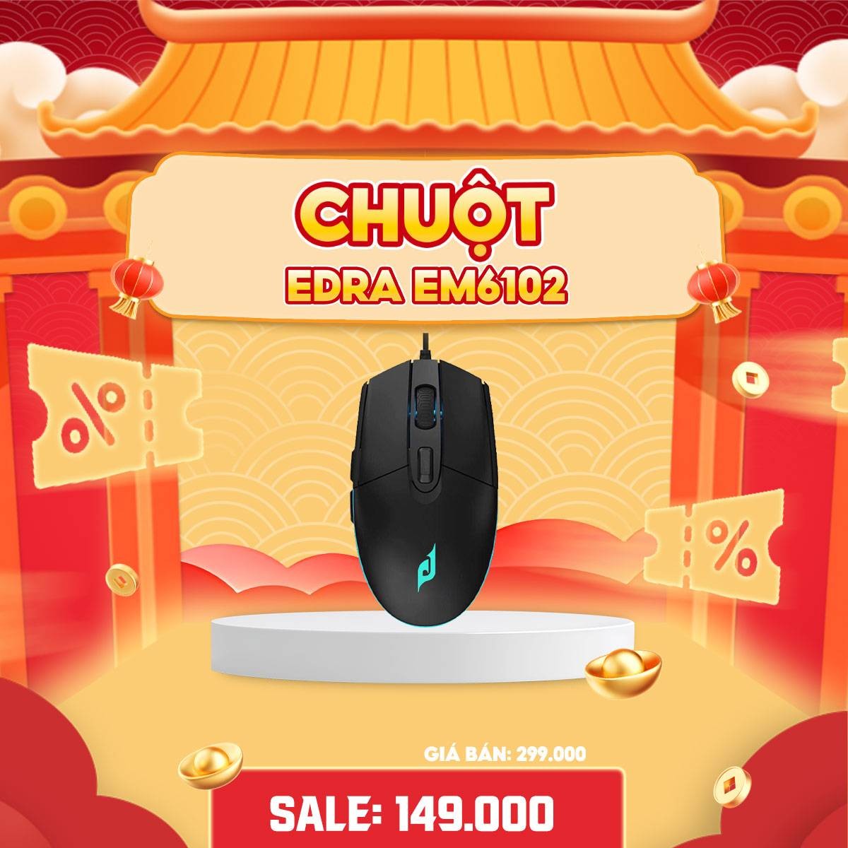 CHUỘT EDRA EM6102