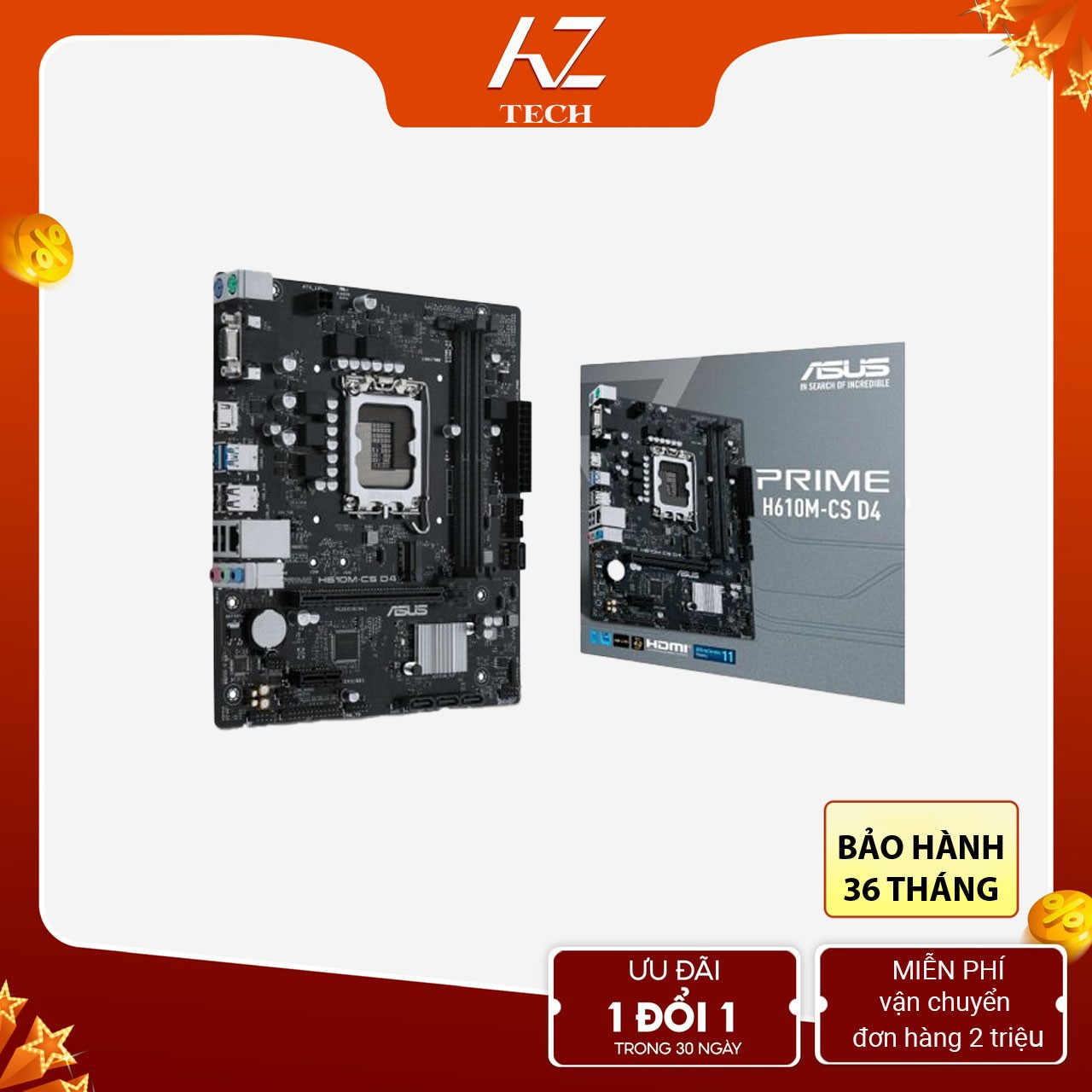 MainBoard ASUS PRIME H610M-CS D4