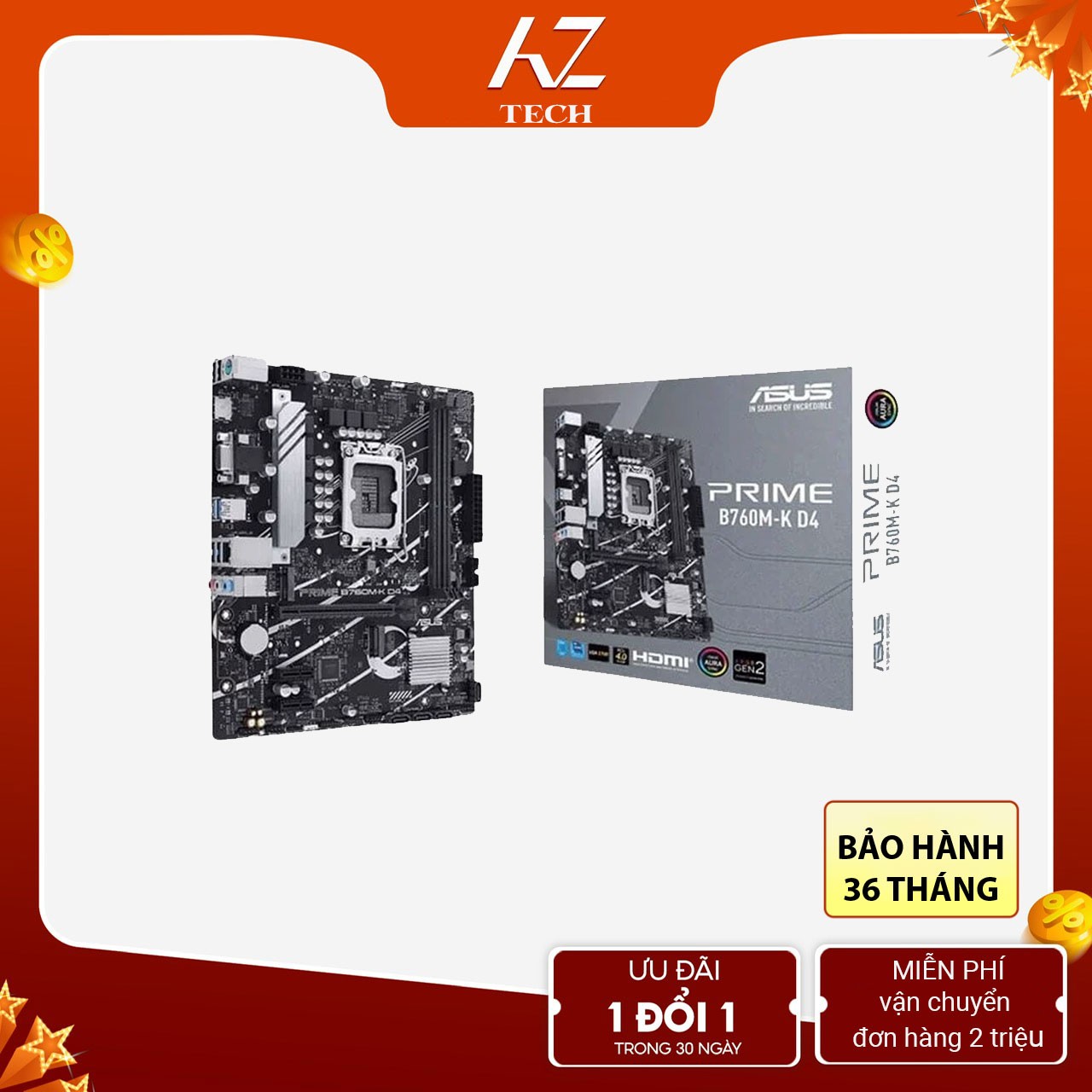 Mainboard ASUS PRIME B760M-K D4