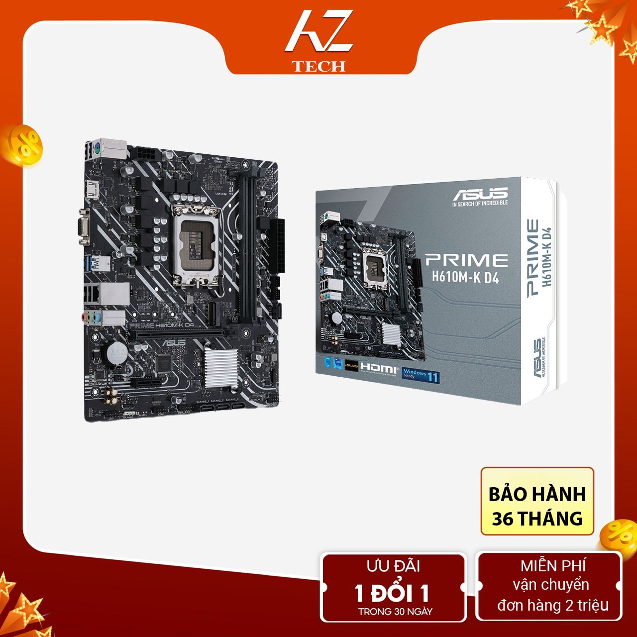 Mainboard Asus PRIME H610M-K D4