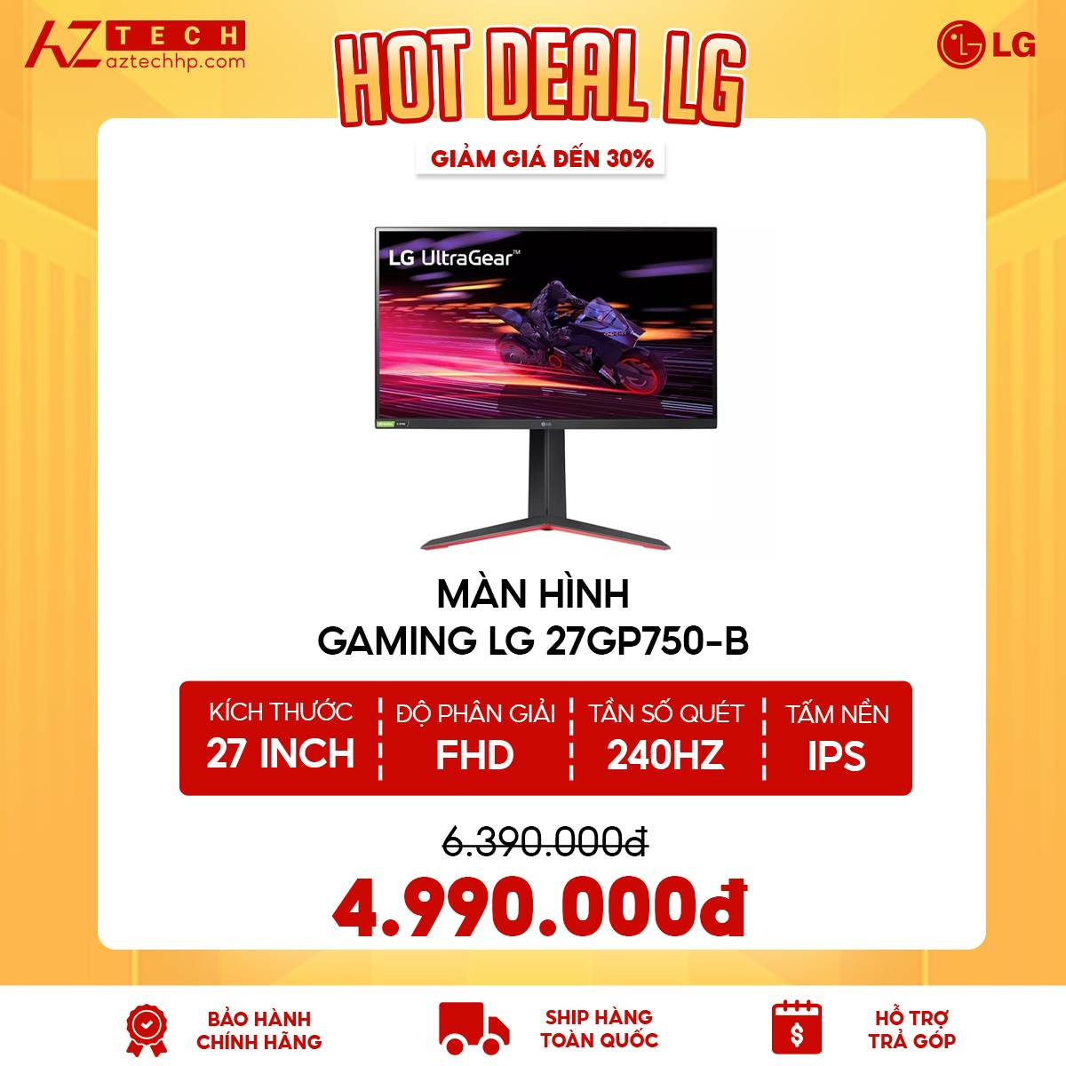 Màn Hình GAMING LG 27GP750-B