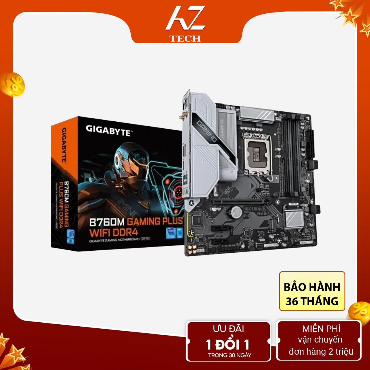 Mainboard Gigabyte B760M GAMING PLUS WIFI DDR4