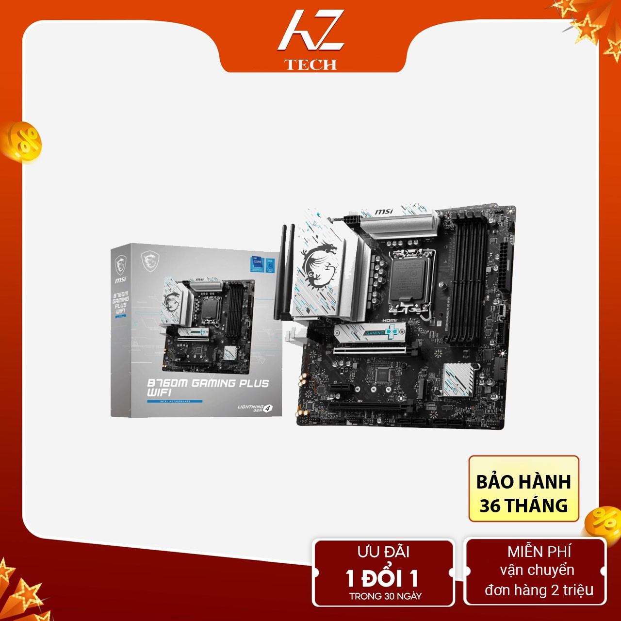 Mainboard MSI B760M GAMING PLUS WIFI DDR5