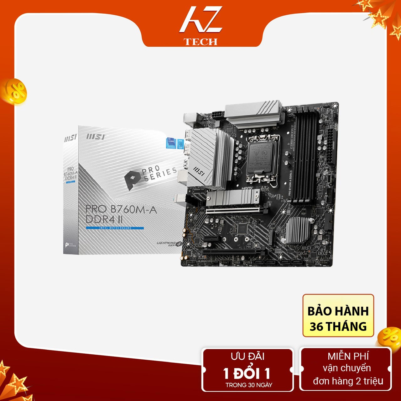 Mainboard MSI PRO B760M-A DDR4 II