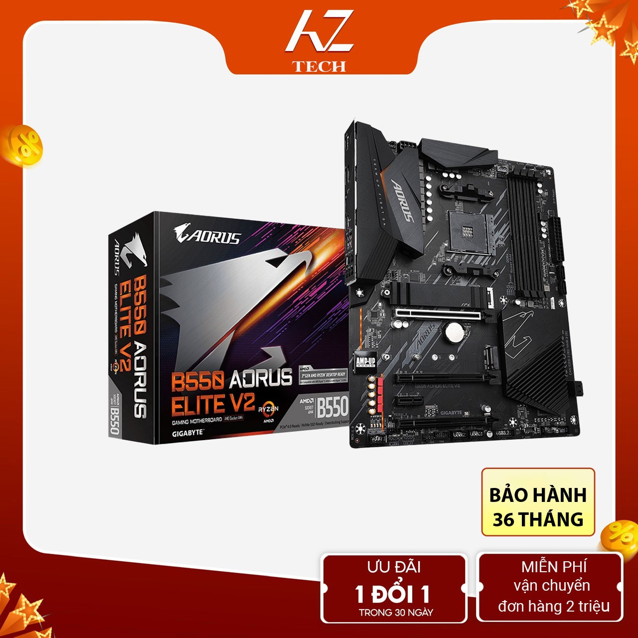 MainBoard Gigabyte B550-AORUS ELITE V2