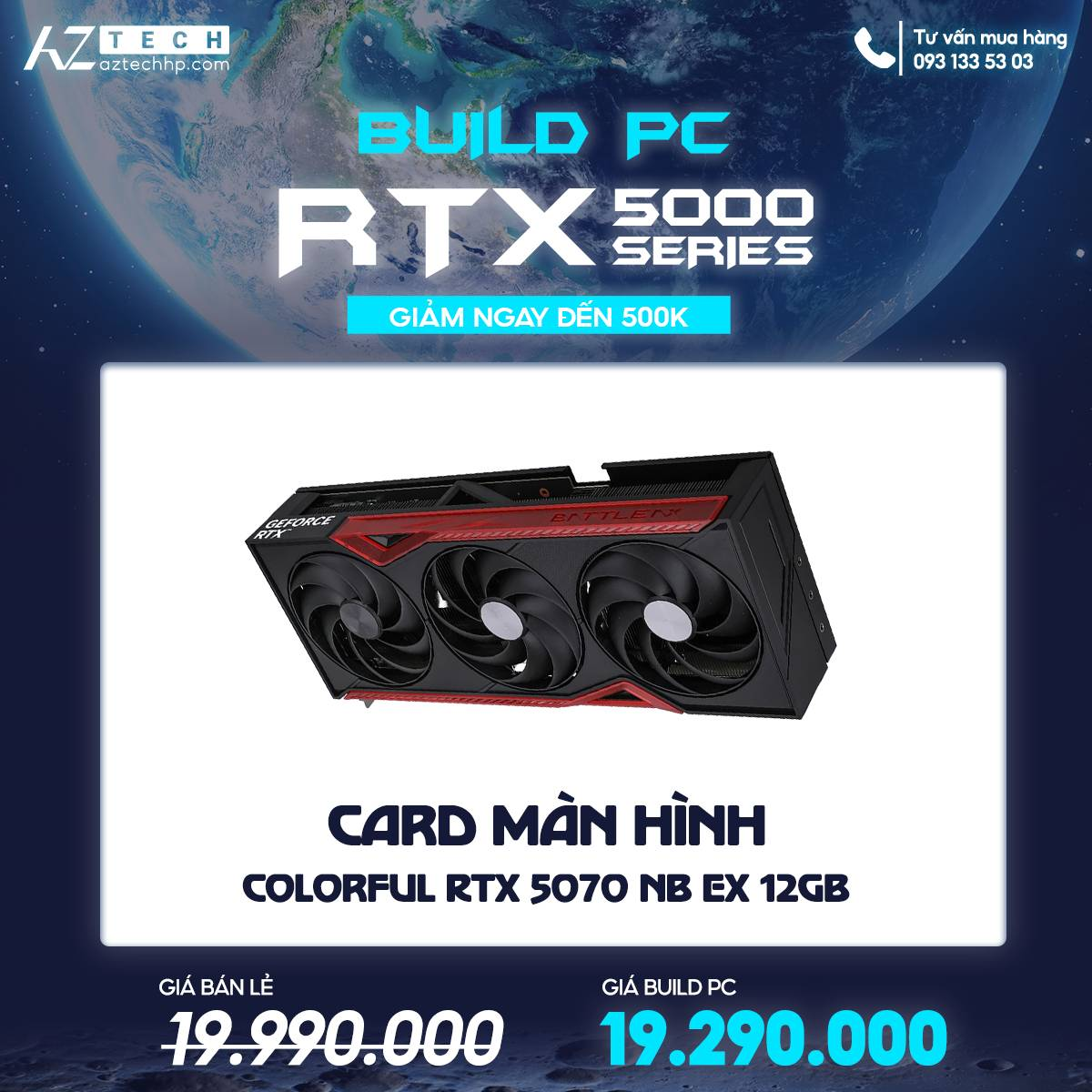 VGA COLORFUL RTX 5070 NB EX 12GB