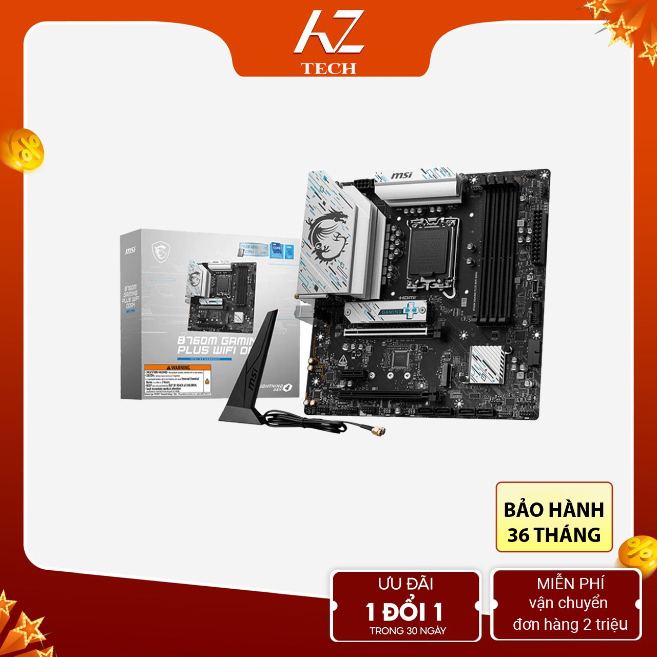 Mainboard MSI B760M GAMING PLUS WIFI DDR4