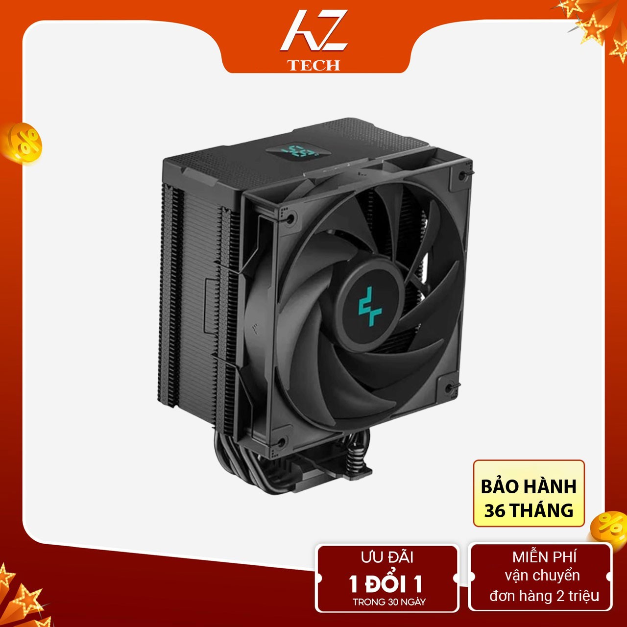 Tản Nhiệt Khí Deepcool AG500 Digital Black
