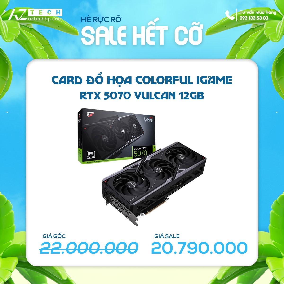 COLORFUL IGAME RTX 5070 VULCAN 12GB