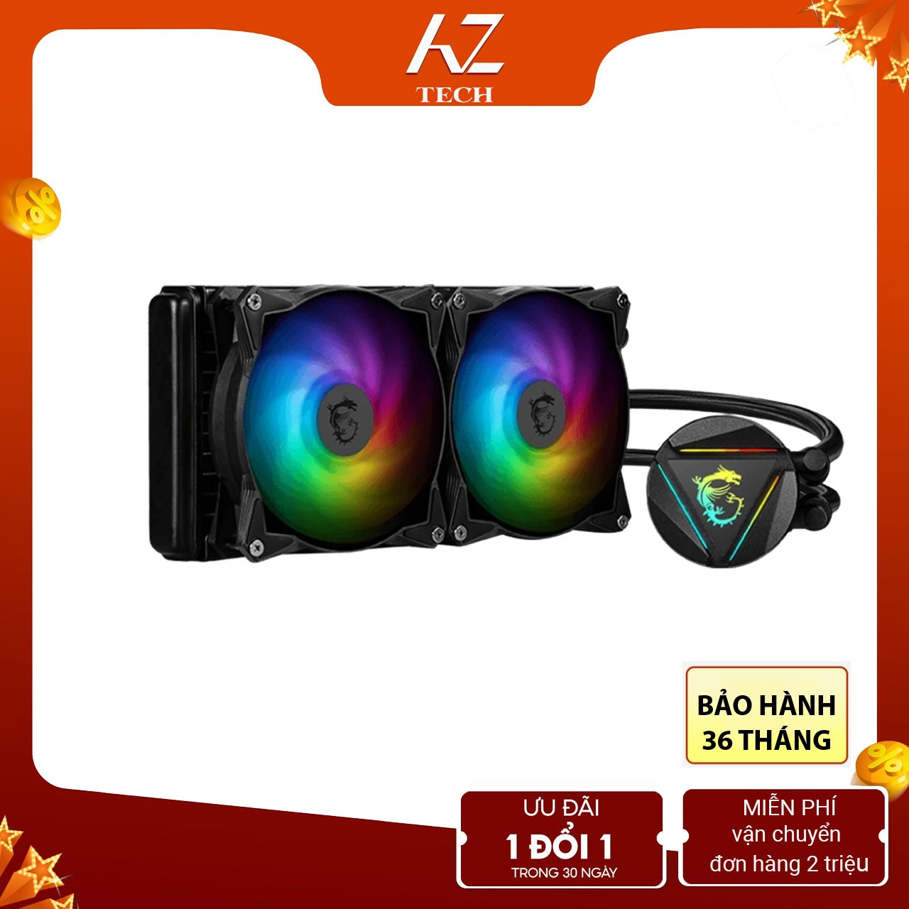 Tản nhiệt nước AIO MSI MAG CORELIQUID 240R V2 MAG CORELIQUID 240R V2