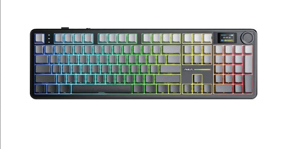 Bàn phím cơ AULA F108 Black Gradient Reaper switch
