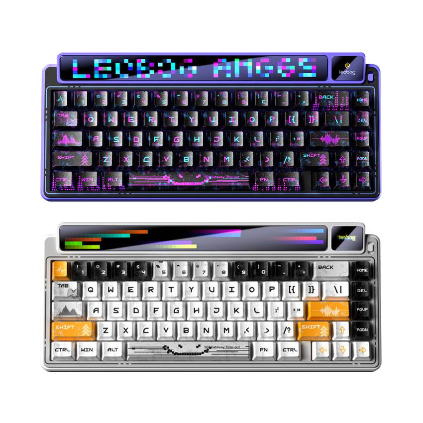 Bàn phím AULA LEOBOG AMG65 Trắng/Đen