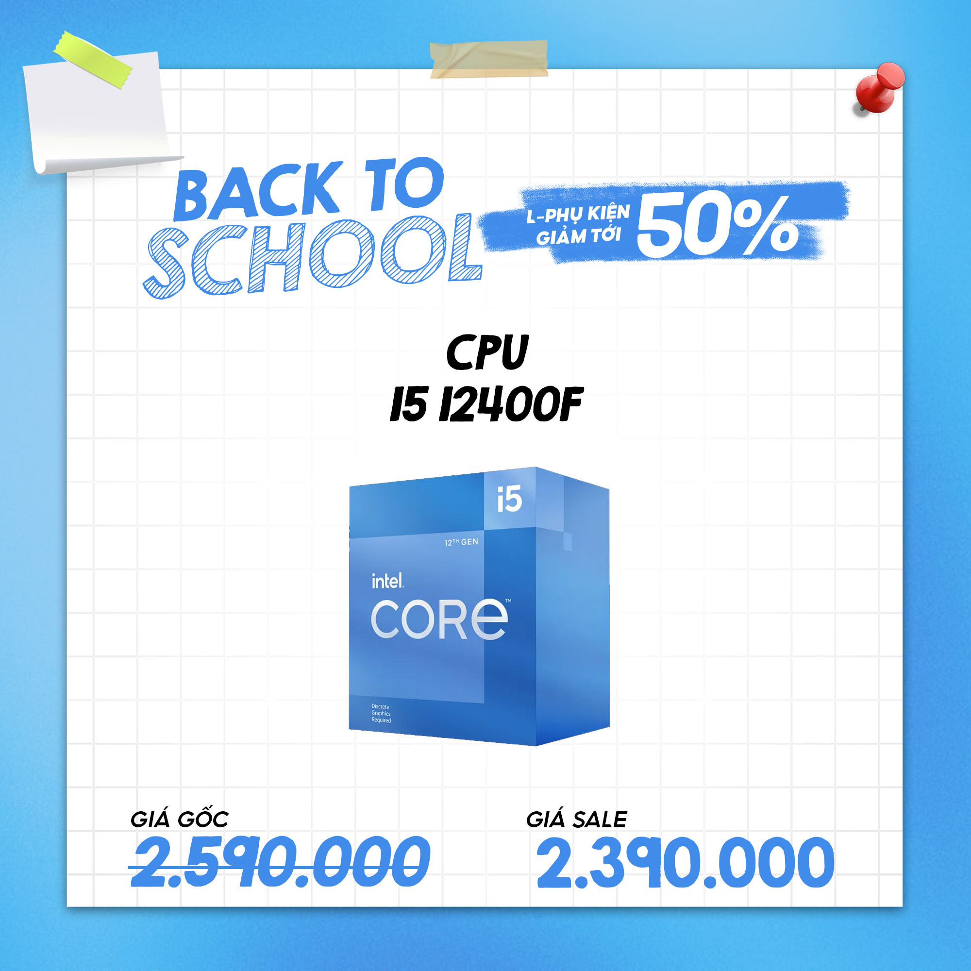 CPU I5 12400F