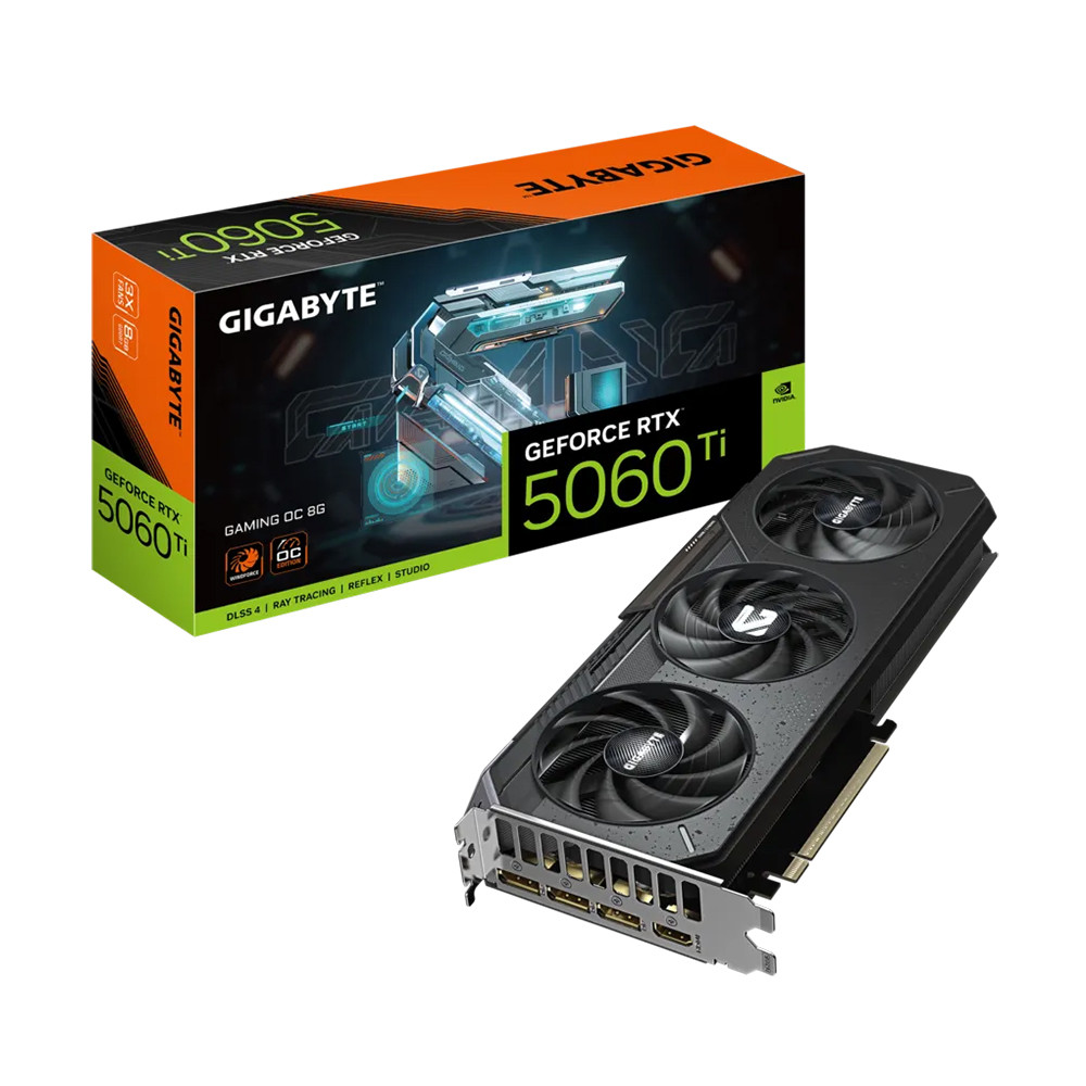 VGA Gigabyte RTX 5060 TI Gaming OC 8GB 3Fan